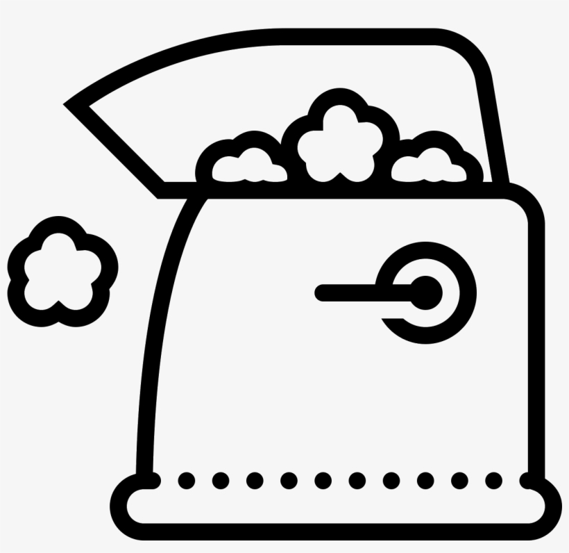 This Is A Logo For A Popcorn Maker - Popcorn, transparent png #2925078