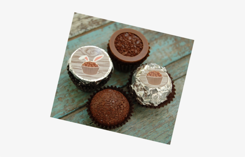 Brigadeiro Barn Handmade Gift Box With 4 Brigs - Cupcake, transparent png #2925277
