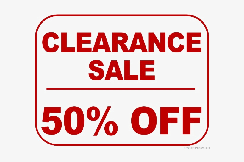 50 Percent Off Download Transparent Png Image - 50 Off Sign, transparent png #2925389