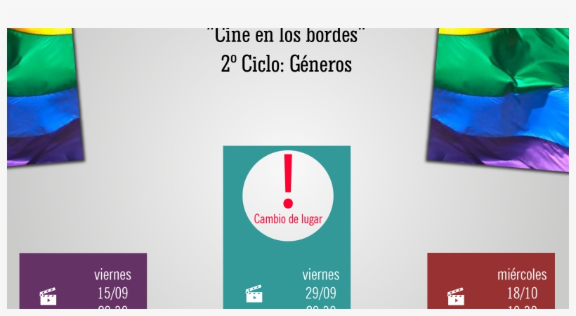 El Segundo Ciclo De Cine Organizado Por La Secretaría - Graphic Design, transparent png #2925550