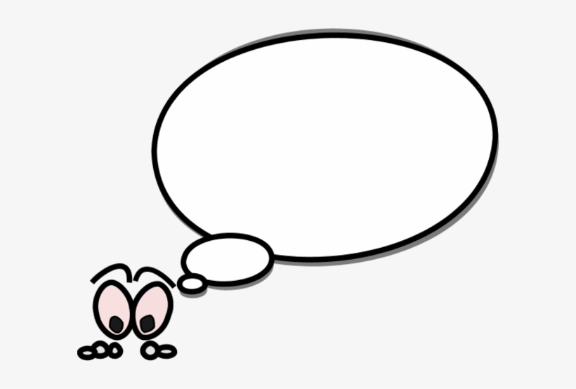 Person With Speech Bubble Clipart - Thinking Bubble Clipart, transparent png #2925979