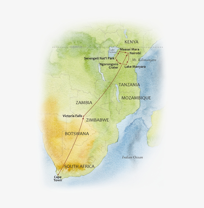 African Splendour Map - African Splendour, transparent png #2926279