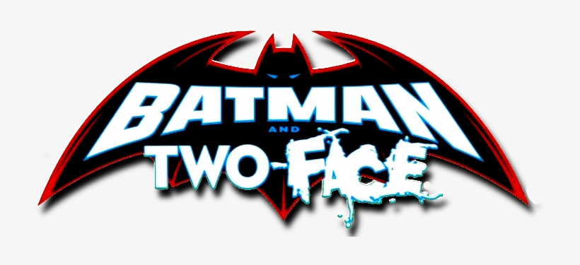 Batman And Two-face Logo - Batman Two Face Logo, transparent png #2926768