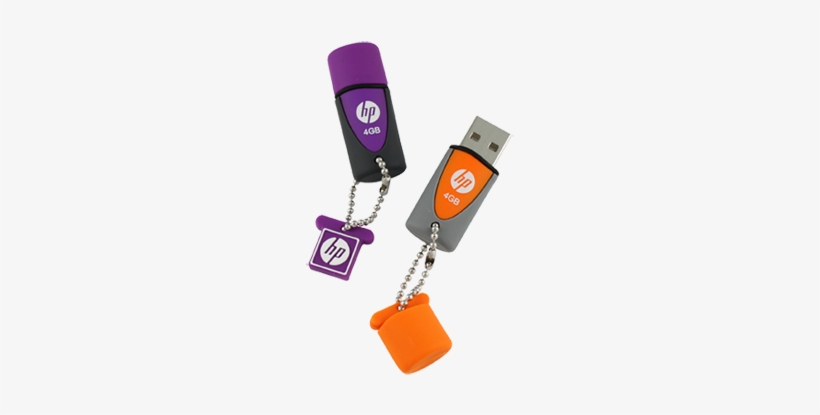 Hp V245 Series Usb Flash Drive - Flash Memory Hp Png, transparent png #2926934