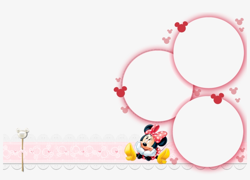 Moldura Minnie - Caf?? Disney Minnie Mouse 7th Birthday Candle, transparent png #2927141