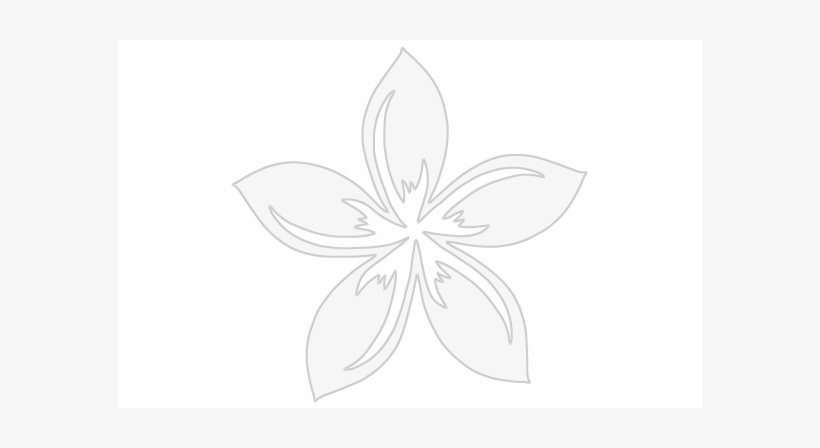 Regular Plumeria $4 - Black And White Plumeria Flowers, transparent png #2927193