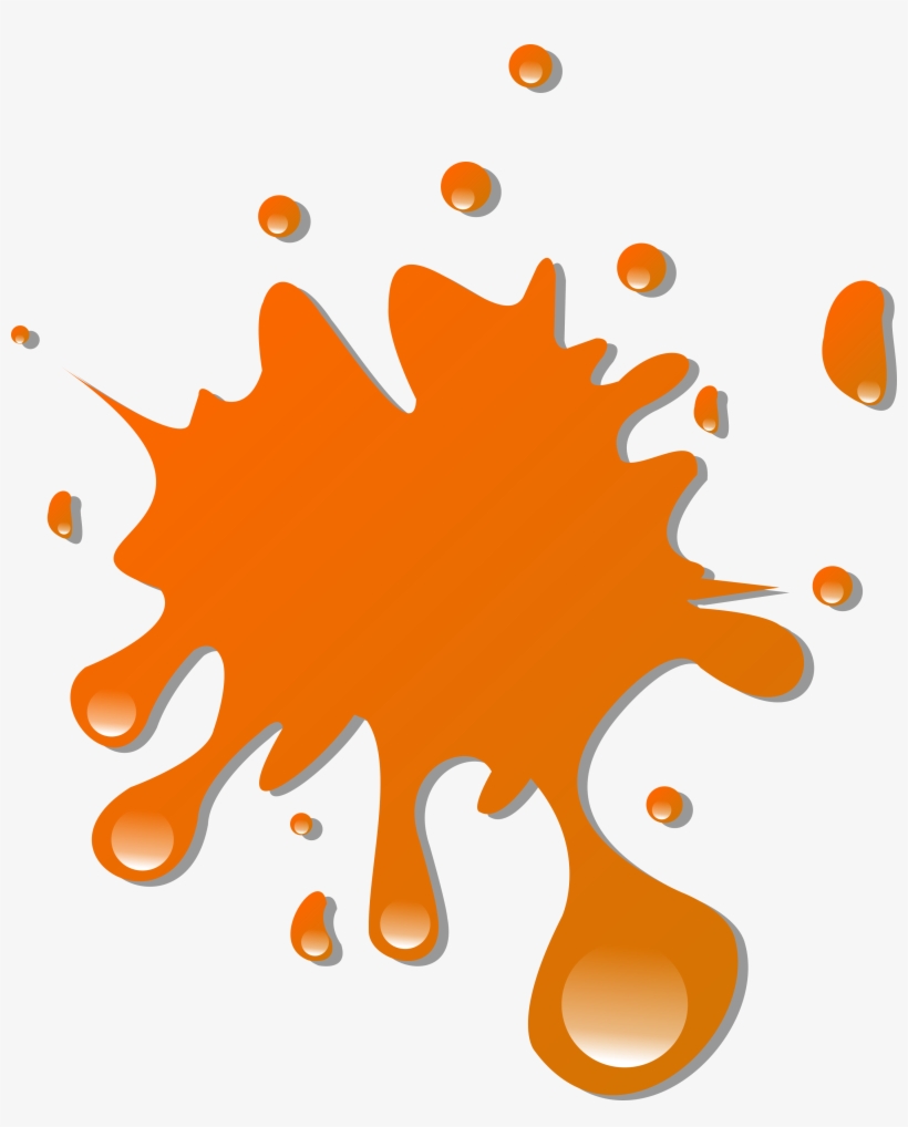 Orange And Yellow - Salpicados De Pintura Color Amarillo, transparent png #2927454