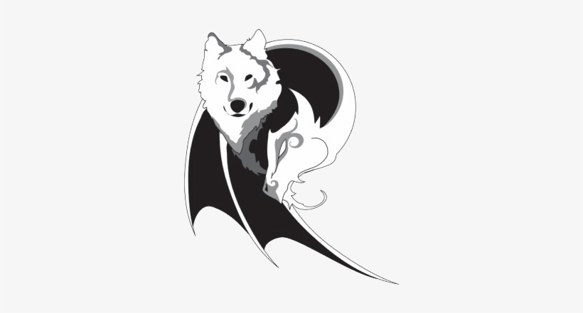 Picturewolfdragon - Wolf & Dragon Throw Blanket, transparent png #2927474