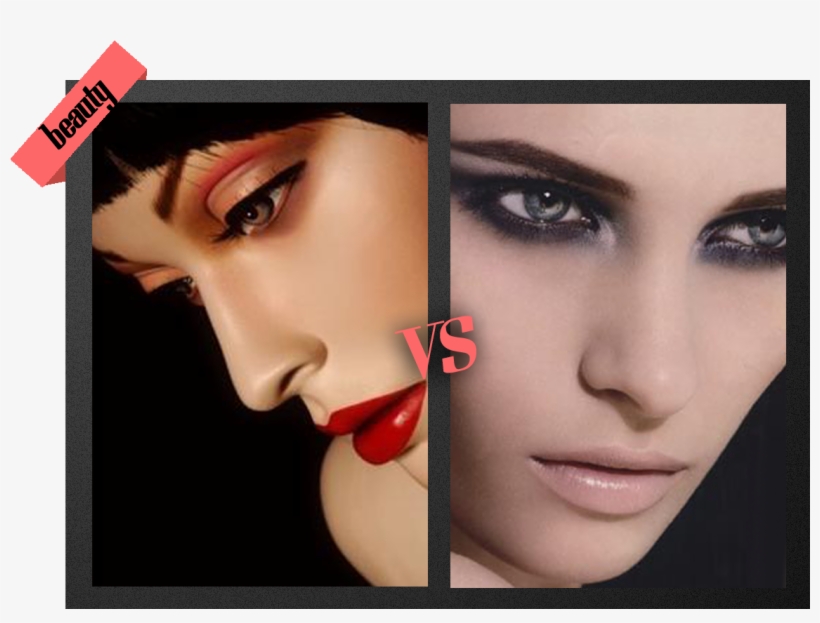 Which - Red Vs Nude Lipstick, transparent png #2928615
