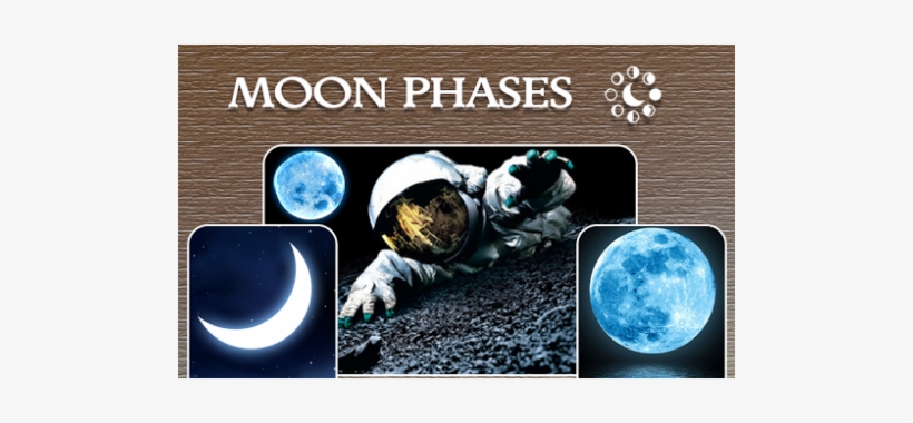 Moon Phase Lunar Calendar Moonlight Zadiac Widget - Group Of Astronauts On The Moon, transparent png #2928664