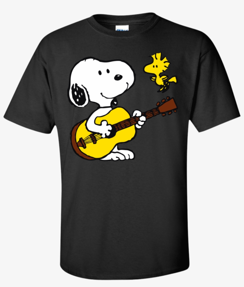 Snoopy Guitar T Shirt, transparent png #2928694
