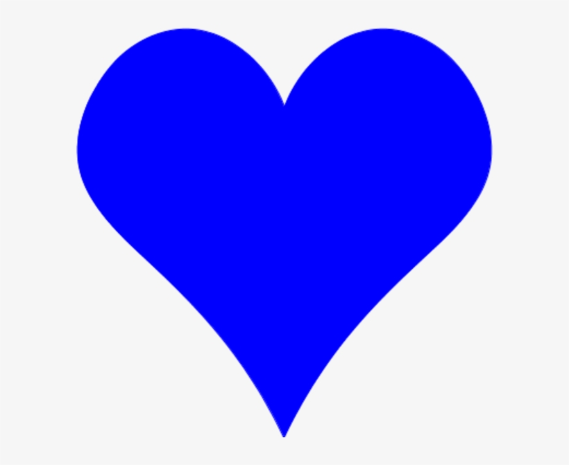 Heart-shaped Clipart Cool Heart - Heart Shape Blue, transparent png #2928723
