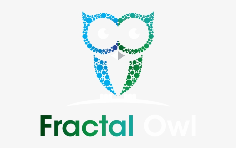 Fractal Owl - Heart, transparent png #2928834