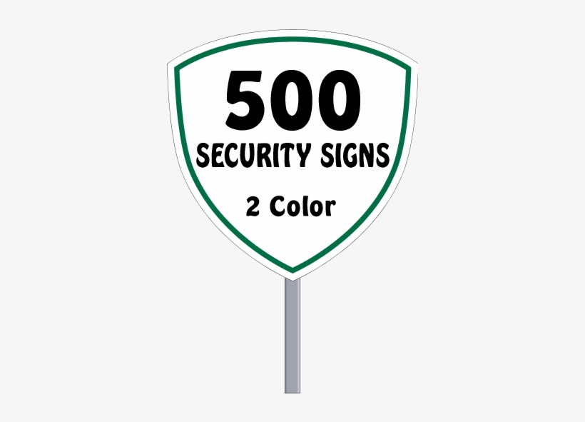 Pictures Of Security Company Yard Signs - Sign, transparent png #2929304