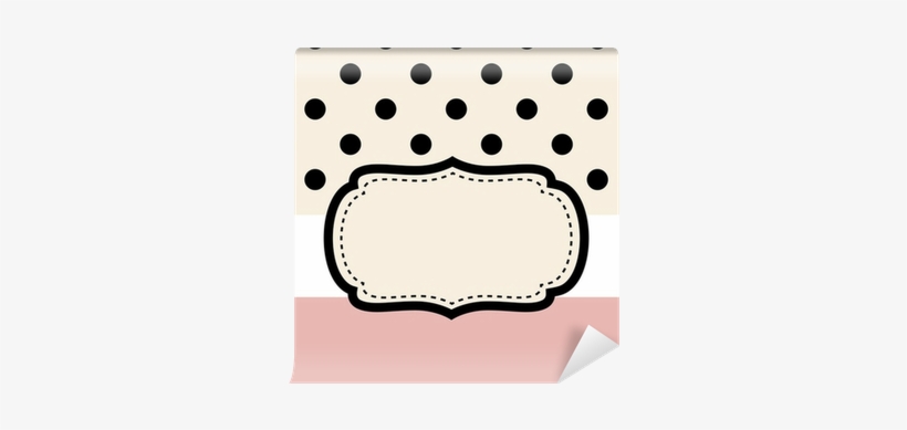 Wedding Retro Frame Or Invitation Card Wall Mural • - Pink Vintage Vector Frame, transparent png #2929750