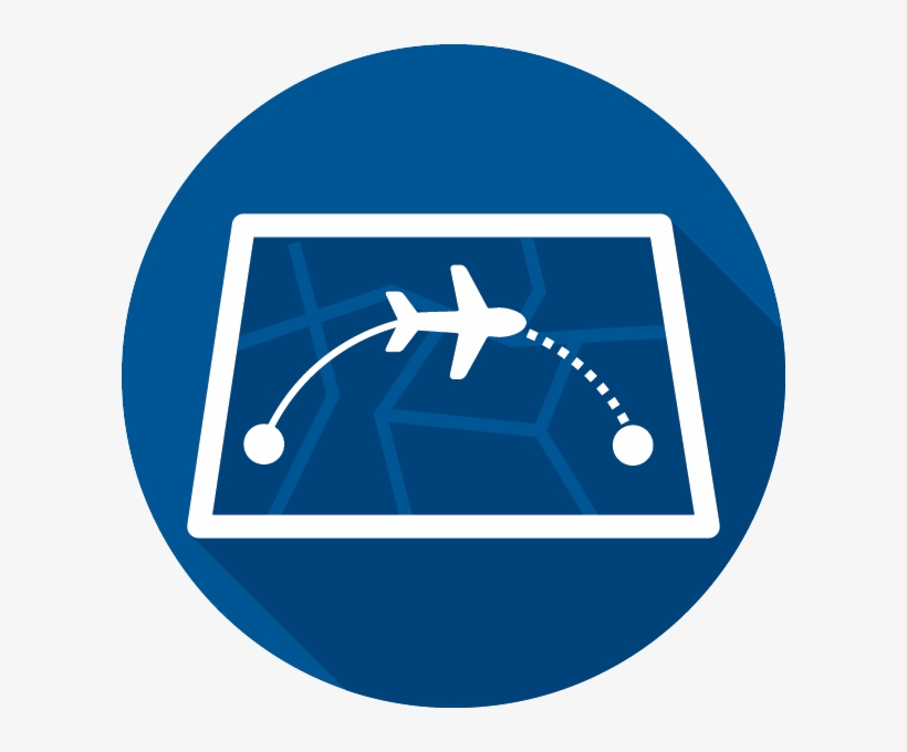 Link To Route Map Page - Air Route Icon Png, transparent png #2930558