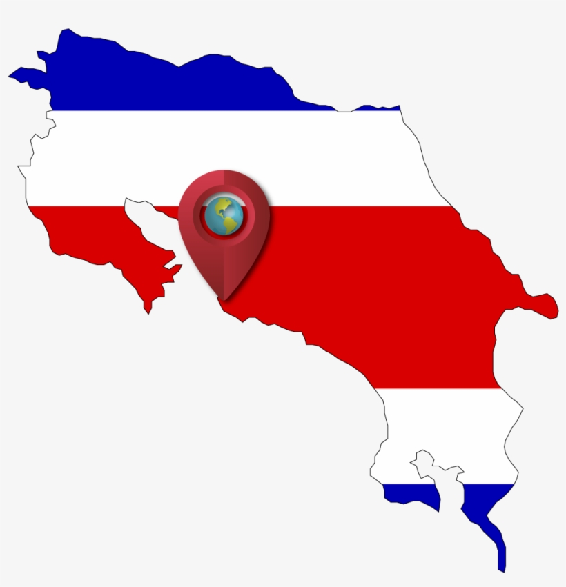 Sports Fishing In Los Sueños, Herradura - 3drose Florene Maps In Exotic Outline -, transparent png #2930836