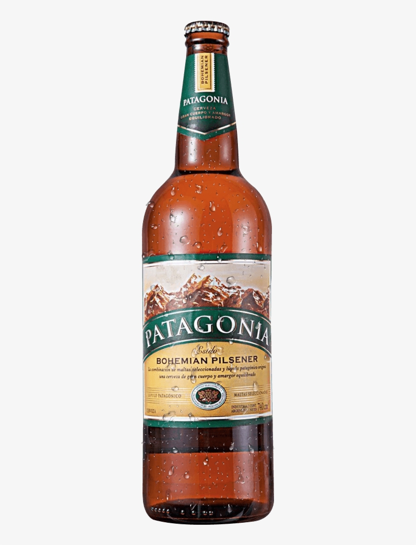 Patagonia Bohemian Pilsener, Tradicional Cerveja Do - Beer Bottle, transparent png #2931398
