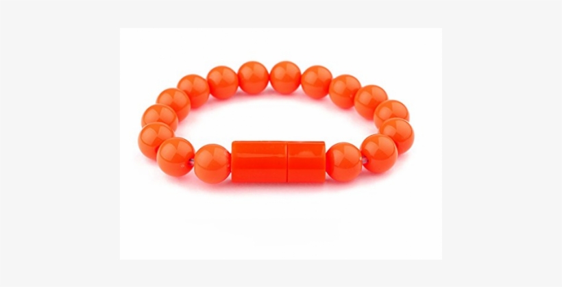 Beads Bracelet Usb Charging / Sync Cable Iphone Lightning, transparent png #2931450
