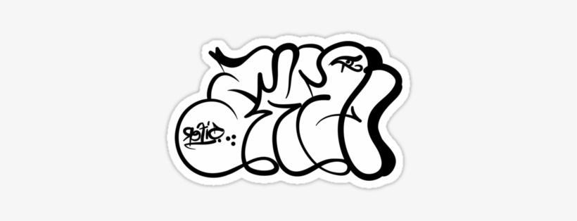 Sticker, Style, Graffiti, Stylus, Decals, Decal, Graffiti - Graffiti White, transparent png #2931748