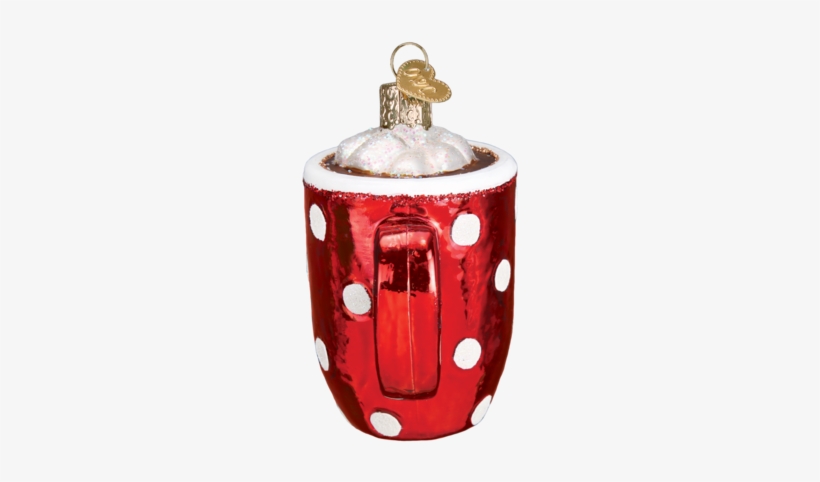 Hot Cocoa Ornament - Old World Christmas Just Married Fine White Limo Christmas, transparent png #2931846