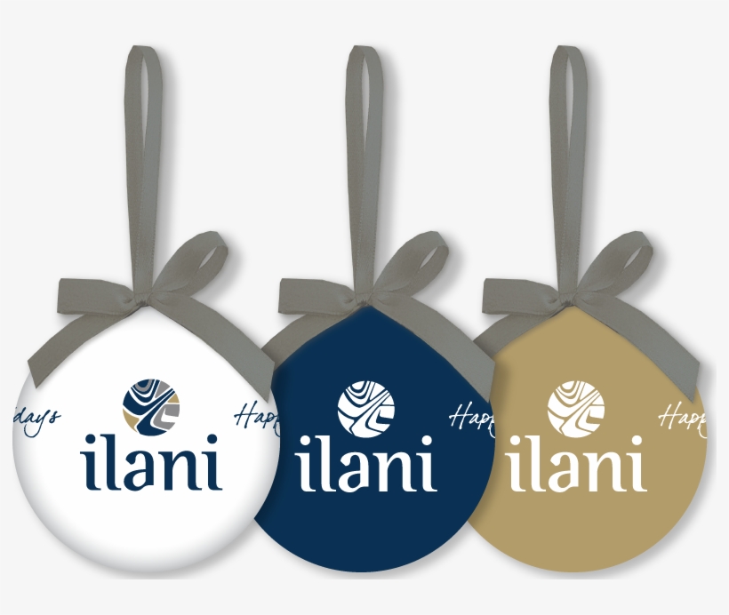 Get Ready To Deck The Halls With Ilani Branded Ornaments - Label, transparent png #2931921