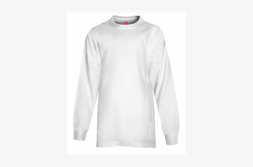 5546 Youth Tagless® Long Sleeve T-shirt - Black Crewneck Sweatshirt Back, transparent png #2932146