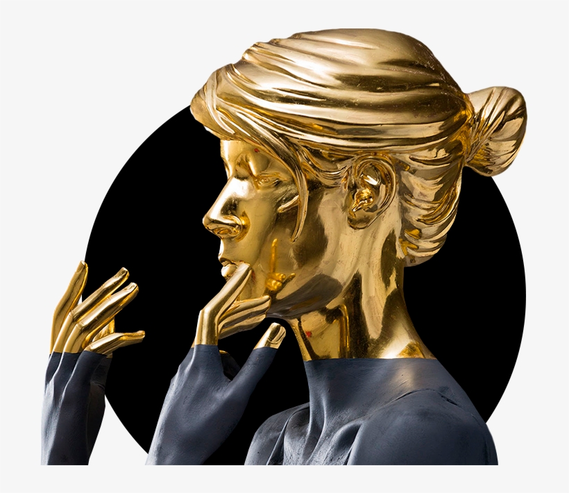 Slide - Bronze Sculpture, transparent png #2932264