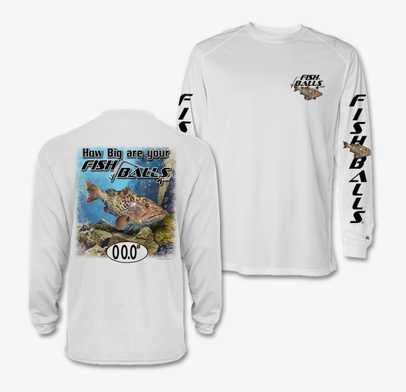 Gag Grouper Long Sleeve Shirt - Mycteroperca Microlepis, transparent png #2932428