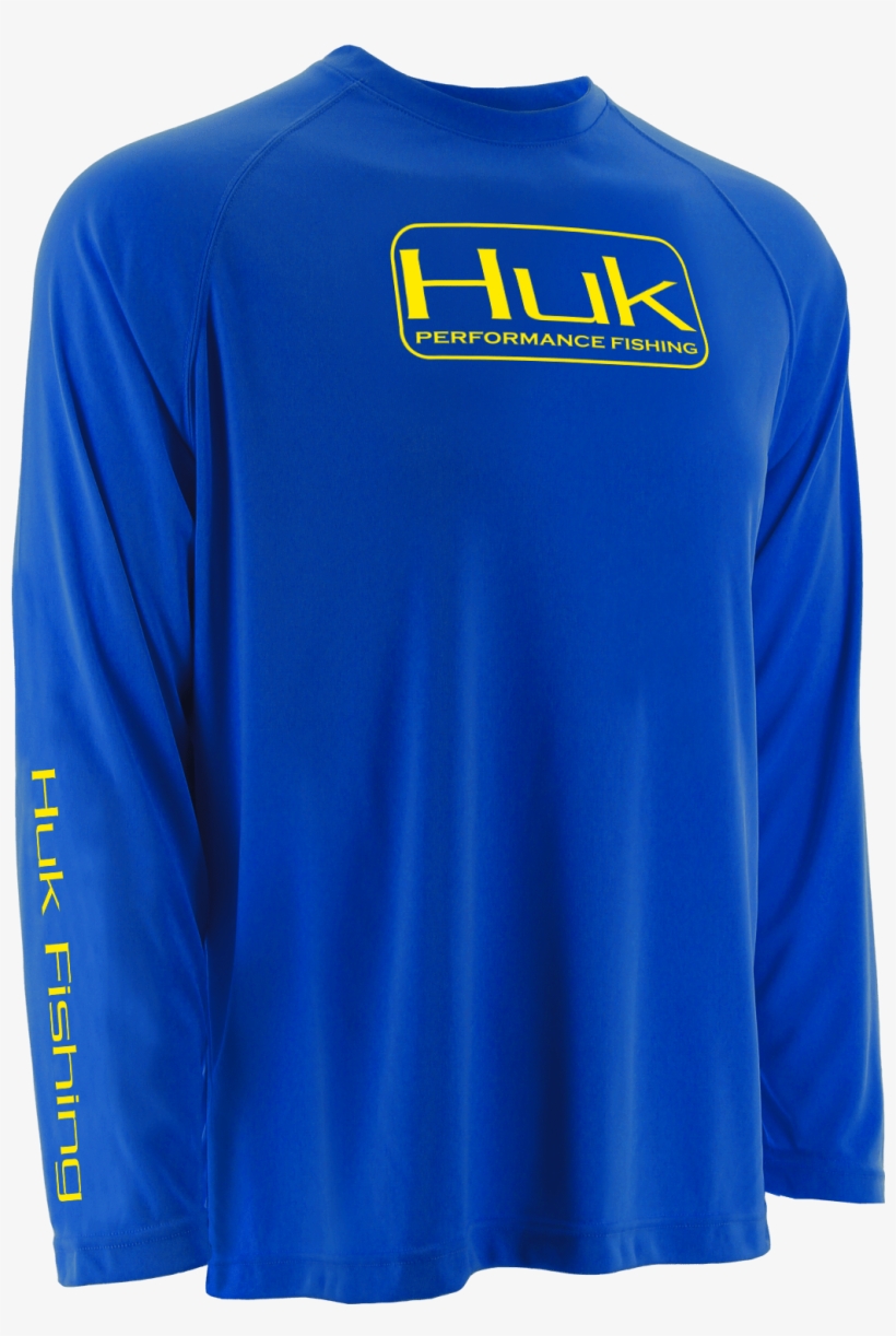 Huk Performance Long Sleeve Shirt - Active Shirt, transparent png #2932493