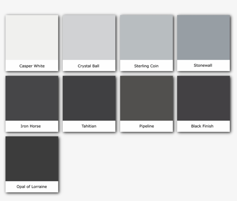 Local Top Notch Paint Store Gray Swatches For The Interior - Paint, transparent png #2932542
