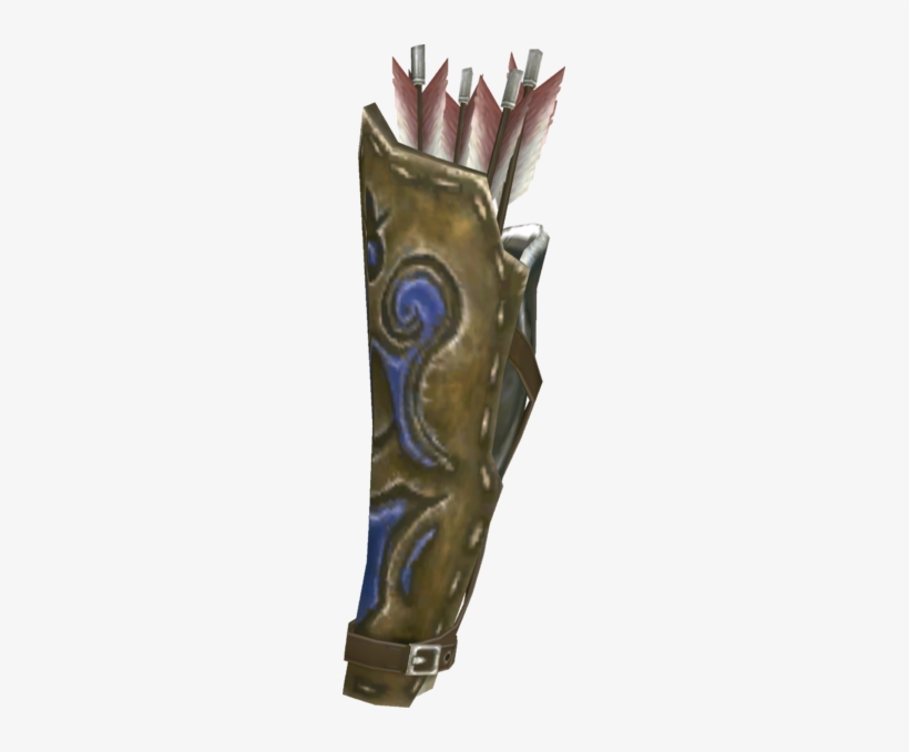 Twilight Princess Quivers Quiver - Zelda Quiver, transparent png #2932725