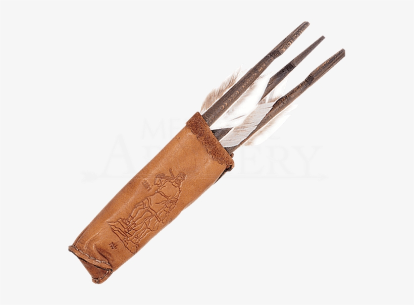 Crossbow Quiver With 3 Bolts - Crossbow, transparent png #2932746