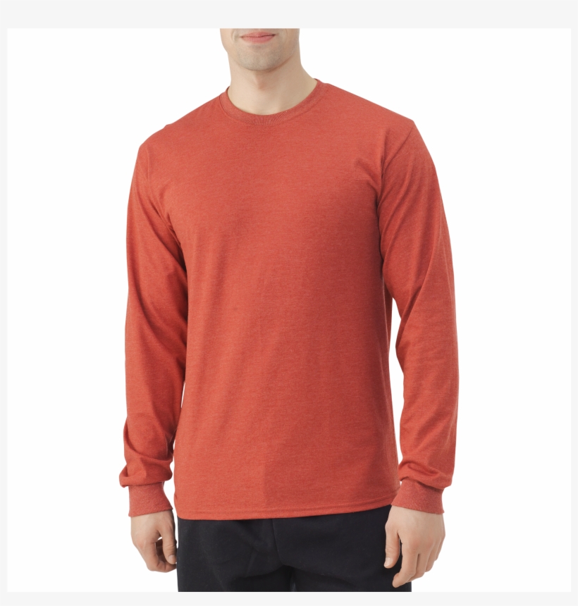 Men's Eversoft Long Sleeve T-shirt - Shirt, transparent png #2932748