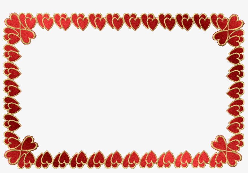 Marcos De Corazones Rojos - Maple Leaf Border Clip Art, transparent png #2933107