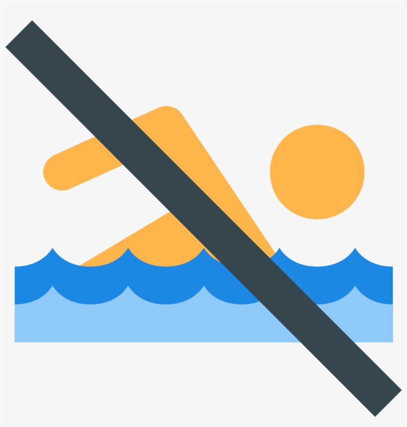 The Image Is A Person With Only Part Of Their Body - Swimming, transparent png #2933296