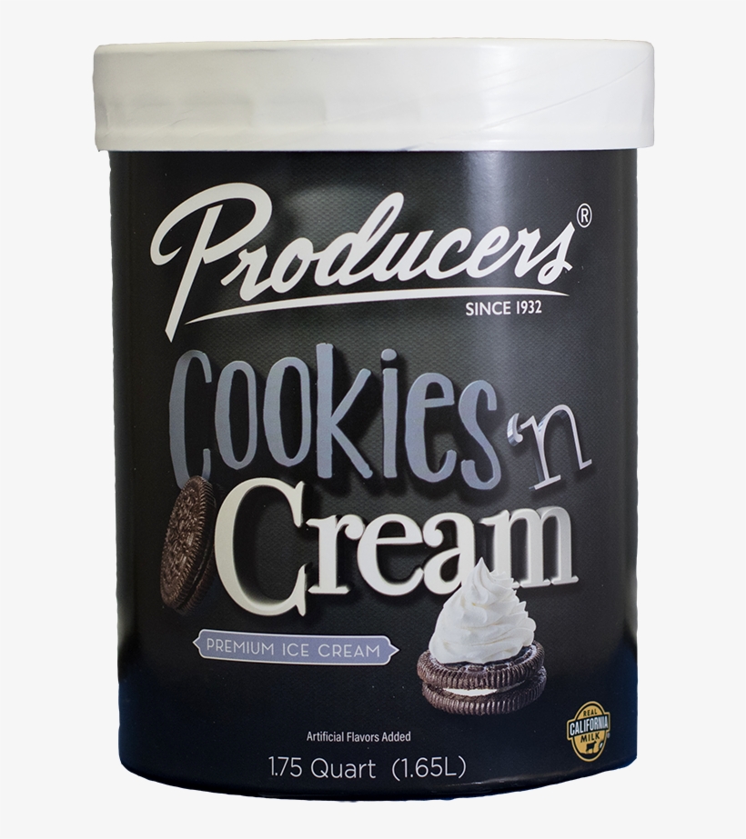 Cookies 'n Cream Ice Cream - Producers Ice Cream, transparent png #2933298