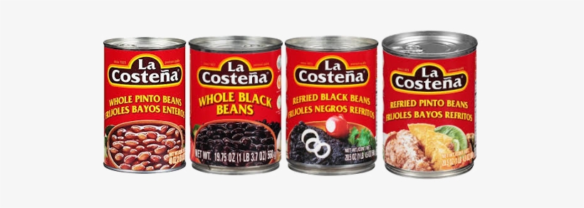 San Marcos Black Refried Beans San Marcos Pinto Refried - La Costena Whole Pinto Beans 12-40 Oz. Can, transparent png #2933337