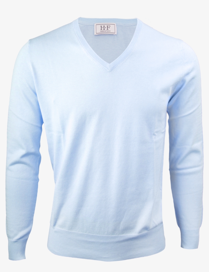 Suéter Pullover Azul - Sweater, transparent png #2933488