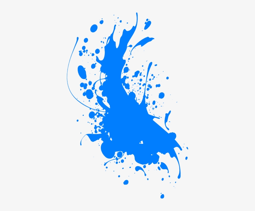 Blue Color Splash Png, transparent png #2933677