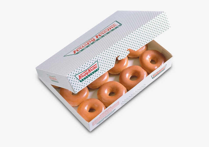 One Dozen Original Glazed® Doughnuts - Krispy Kreme Donuts, transparent png #2934069