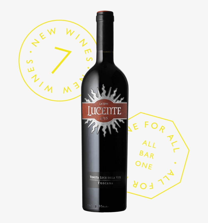 Lucente Super Tuscan - Luce Della Vite Lucente 2014, transparent png #2934096