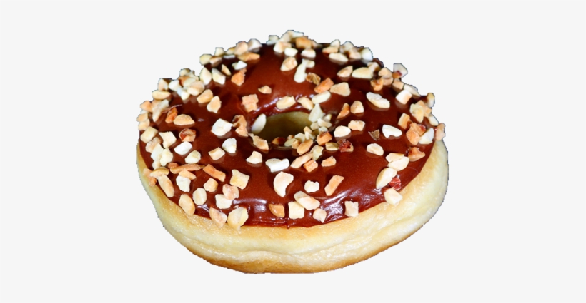 Chocolate Peanut - Doughnut, transparent png #2934097