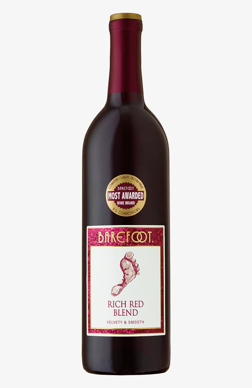 Rich Red Blend Wine - Barefoot Rich Red Blend Wine, transparent png #2934127