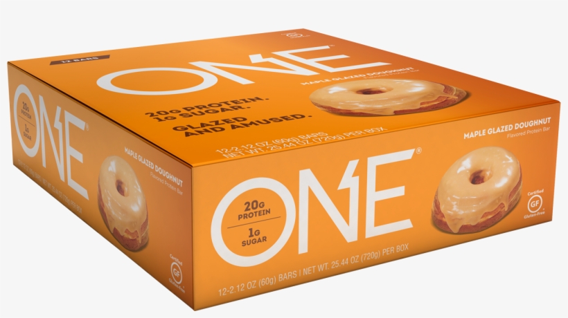 Oh Yeah One Bar 12 Bars Maple Glazed Doughnut, transparent png #2934156