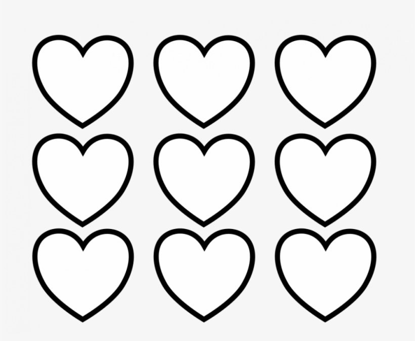 Cute Love Coloring Pages Hearts Coloring Sheet Cute - Valentines Day Hearts Coloring Pages, transparent png #2934314