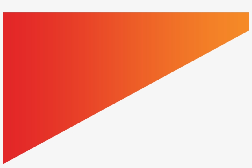 Orange Gradient Triangle - Red Gradient Design, transparent png #2934383