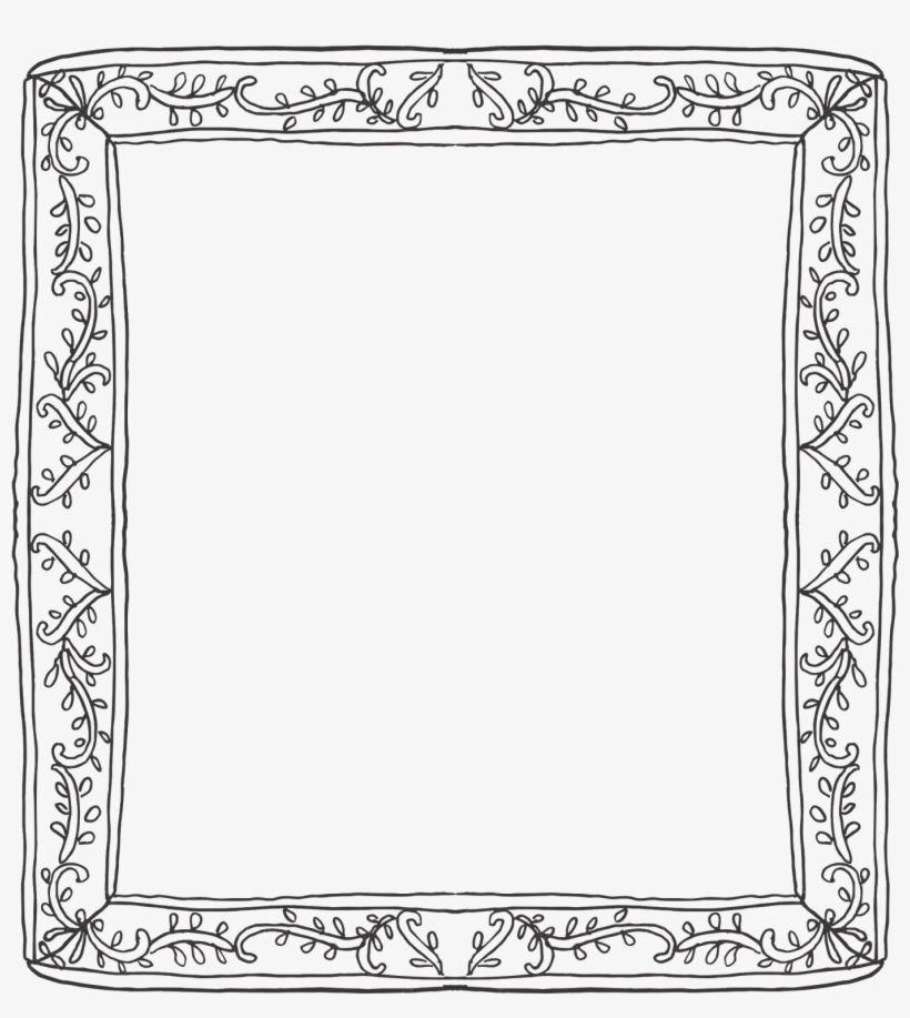 Vine Frame Border - Cadre Decoratif, transparent png #2934776