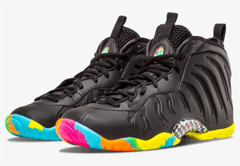 Little Posite One Qs 'fruity Pebbles' - Nike Little Posite One Qs (gs) 'fruity Pebbles' - 846077-001,, transparent png #2935085