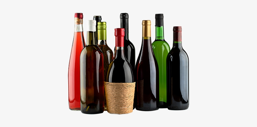 Bottles Of Wine - Алкогольні Напої, transparent png #2935239